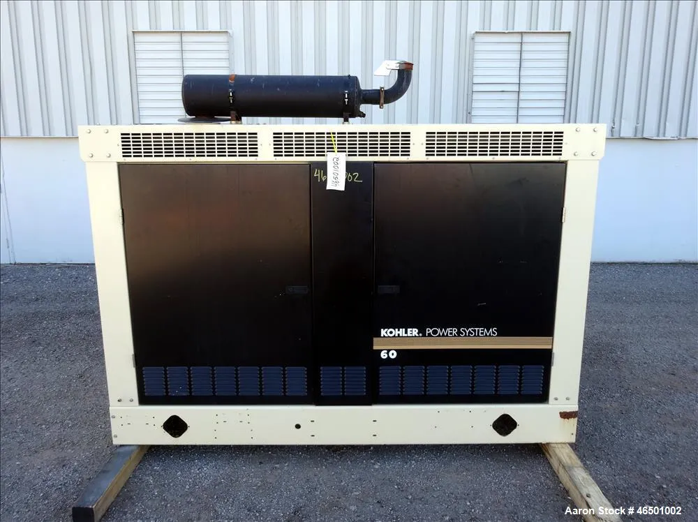 Kohler 60RZG generator set with rebuilt GM engine for sale